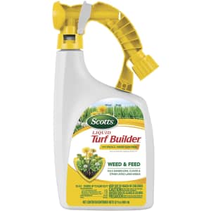 Scotts Liquid Turf Builder with Plus 2 Weed Control Fertilizer for $11 Scotts Liquid Turf Builder with Plus 2 Weed Control Fertilizer for $11