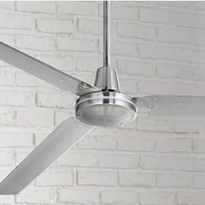 Casa Vieja 72" Casa Velocity Modern Industrial Outdoor Ceiling Fan Brushed Nickel Wall Control Damp Rated for for $150