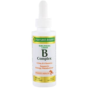 Nature's Bounty Vitamin B Complex Sublingual Liquid 2 oz for $21
