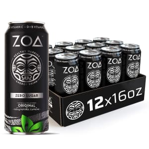 Zoa Zero Sugar Energy Drink 16-oz. Can 12-Pack for $14 via Sub & Save Zoa Zero Sugar Energy Drink 16-oz. Can 12-Pack for $14 via Sub & Save