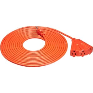 Amazon Basics 25-Foot 3-Prong Vinyl Indoor/Outdoor Extension Cord for $9
