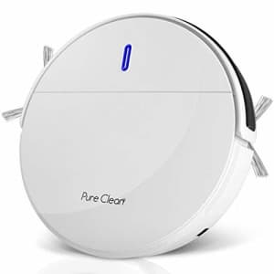 Pure Clean Smart Automatic Robot Charging Electric Robo Vacuum Cleaner with Docking Station, Self for $112