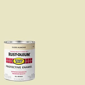 Rust-Oleum 7770502 Stops Rust Brush On Paint, Quart, Gloss Almond for $16