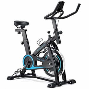 Merax Exercise Bike Indoor Cycling Bike Cycle Trainer Adjustable Stationary Bike 330LBS Weight for $277
