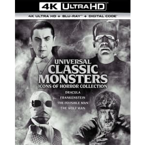 Universal Classic Monsters: Icons of Horror Collection 4K UHD / Blu-ray / Digital for $42