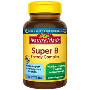 Nature Made Super B Energy Complex Softgels, 60 Count for Metabolic Health (Packaging May Vary) for $7 Nature Made Super B Energy Complex Softgels, 60 Count for Metabolic Health (Packaging May Vary) for $7