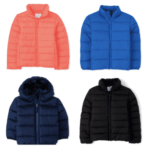 The Children's Place Puffer Palooza Sale: All kids' puffer jackets for $20