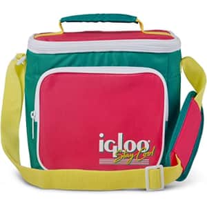 Igloo Retro Square Portable Lunch Box Soft Sided Cooler for $16