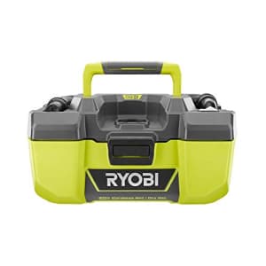 RYOBI 18-Volt ONE+ 3 Gal Project Wet/Dry Vacuum and Blower with Accessory Storage (Tool-Only- for $129