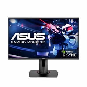 Asus VG278QR 27 Gaming Monitor, 1080P Full HD, 165Hz (Supports 144Hz), G-SYNC Compatible, 0.5ms, for $219