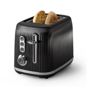 Oster Retro 2-Slice Toaster with Quick-Check Lever, Extra-Wide Slots, Impressions Collection, Black for $55