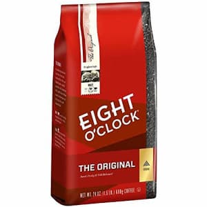 Eight O'Clock Coffee Eight O'Clock Ground Coffee, The Original, 24 Ounce (Pack of 1) for $10