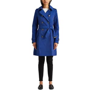 Lauren Ralph Lauren Women's Belted Water-Resistant Trench Coat for $52 Lauren Ralph Lauren Women's Belted Water-Resistant Trench Coat for $52