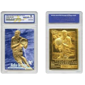 1996-97 Kobe Bryant Skybox EX-2000 23K Gold Credentials for $14 1996-97 Kobe Bryant Skybox EX-2000 23K Gold Credentials for $14