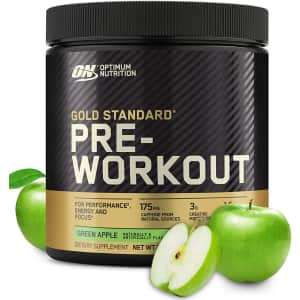 Optimum Nutrition Gold Standard Pre Workout 30-Serving Tub for $17