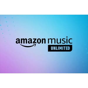 Amazon Music Unlimited 4-Month Sub.: free w/ Prime