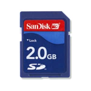 SanDisk 2GB Class 4 SD Flash Memory Card- SDSDB-002G-B35 (Label May Change) for $26 SanDisk 2GB Class 4 SD Flash Memory Card- SDSDB-002G-B35 (Label May Change) for $26