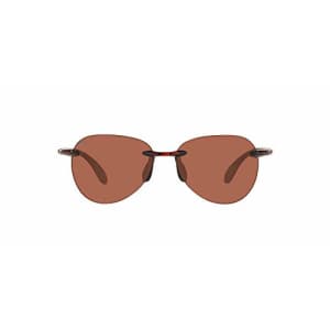 Costa Del Mar Men's West Bay Polarized Oval Sunglasses, Shiny Tortoise/Copper Polarized-580P, 59 mm for $211