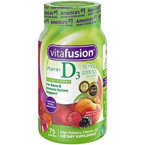 Vitafusion Vitamin D3 Gummy Vitamins, 75 Count, Pack of 3 for $23