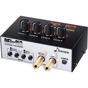 Donner DEL-8i2 4-Channel Stereo Line Mixer for $29 Donner DEL-8i2 4-Channel Stereo Line Mixer for $29