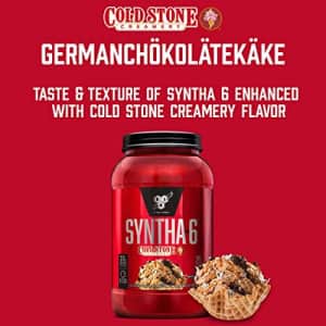 BSN Syntha-6 Whey Protein Powder, Cold Stone Creamery- Germanchkoltekke Flavor, Micellar Casein, for $58