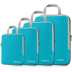 Gonex 4-Piece Compression Packing Cubes for $33
