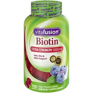 Vitafusion Extra Strength Biotin Gummy Vitamins, 100 ct for $12