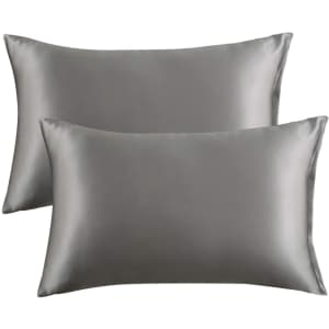 Bedsure Satin Pillowcase 2-Pack for $14 Bedsure Satin Pillowcase 2-Pack for $14