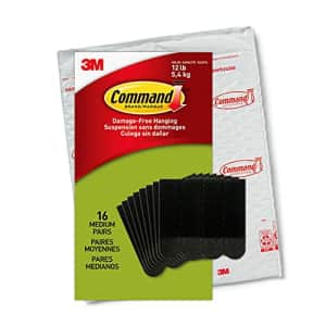 Command Medium Picture Hanging Strips, Damage Free Hanging Picture Hangers, No Tools Wall Hanging for $11