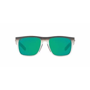 Costa Del Mar Men's Spearo Polarized Square Sunglasses, Matte Fog Grey/Green Mirrored for $203 Costa Del Mar Men's Spearo Polarized Square Sunglasses, Matte Fog Grey/Green Mirrored for $203