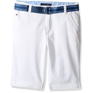 Tommy Hilfiger Big Boys Dagger Stretch Twill Short, White, 10 for $38 Tommy Hilfiger Big Boys Dagger Stretch Twill Short, White, 10 for $38
