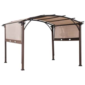Living Accents Fabric Arched 10x10-Foot Pergola for $420