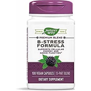 Nature's Way B-Stress with Siberian Eleuthero, 100 Capsules for $28 Nature's Way B-Stress with Siberian Eleuthero, 100 Capsules for $28