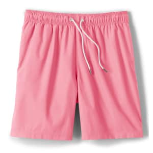Lands' End Men's 8" Volley Swim Trunks for $5 Lands' End Men's 8" Volley Swim Trunks for $5