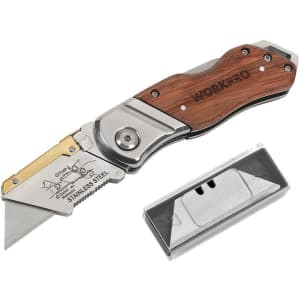 WorkPro Folding Utility Knife for $16 WorkPro Folding Utility Knife for $16