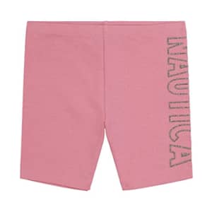 Nautica Girls' Active Spandex Bike Shorts, Pink Heart, 4T for $9
