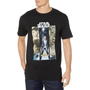 Fifth Sun Men's Star Wars Episode IX Three Panel T-Shirt, Black, Large for $17