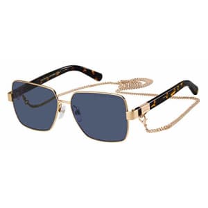 Marc Jacobs Women's Marc 495/S Square Sunglasses, Gold Copper/Blue, 58mm, 14mm for $113