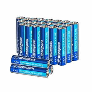 Westinghouse Alkaline AAA Batteries (Bulk Pack 24 Count), Leak-Proof & Long-Lasting Technology for $20
