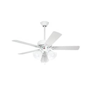 Emerson CF710WW Traditional Style 42-Inch 5-Blade Ceiling Fan, White with Frosted Globes for $116
