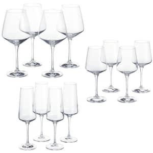 Home Decorators Collection Genoa Crystal Wine and Champagne Glass 12-Pack for $48 Home Decorators Collection Genoa Crystal Wine and Champagne Glass 12-Pack for $48