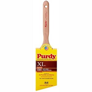 3" Purdy 144152330 XL Glide Angled Sash Paint Brush, Tynex Orel Pack of 1 for $22