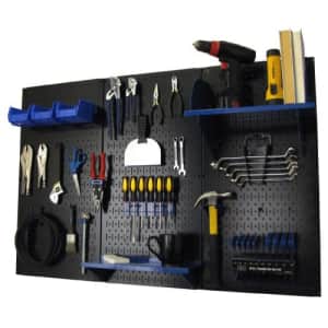 Pegboard Organizer Wall Control 4 ft. Metal Pegboard Standard Tool Storage Kit with Black Toolboard for $134 Pegboard Organizer Wall Control 4 ft. Metal Pegboard Standard Tool Storage Kit with Black Toolboard for $134