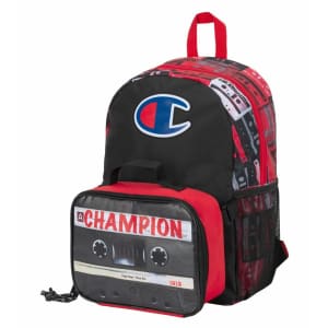 Champion Backpack Lunch Box Combo Kit for $30