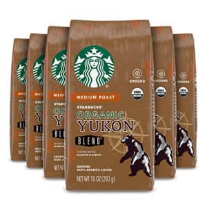 Starbucks Medium Roast Ground Coffee Organic Yukon Blend 6 bags (10 oz. each) for $79