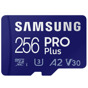 Samsung PRO Plus + Adapter 256GB UHS-I U3 microSDXC Memory Card for $28 w/ Prime Samsung PRO Plus + Adapter 256GB UHS-I U3 microSDXC Memory Card for $28 w/ Prime