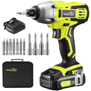 SnapFresh 20V 1/4" Impact Driver Kit for $70 SnapFresh 20V 1/4" Impact Driver Kit for $70