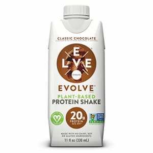 Evolve Protein Shake, Classic Chocolate, 20g Protein, 11 Fl Oz, Pack of 12 for $25
