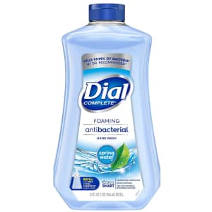 Dial Complete Foaming Antibacterial Hand Soap 32-oz. Refill for $3.49 via Sub & Save