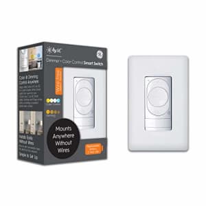 C by GE Wire-Free Dimmer + Color Control Smart Switch, Bluetooth, Battery Powered Smart Switch, for $24 C by GE Wire-Free Dimmer + Color Control Smart Switch, Bluetooth, Battery Powered Smart Switch, for $24